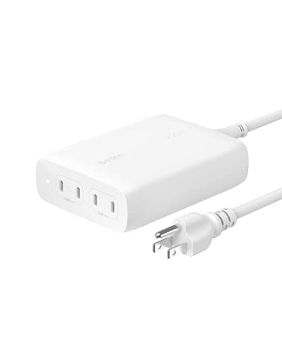 Belkin 4-Port USB-C GaN Charger Block 200W — Recommended per expert consensus