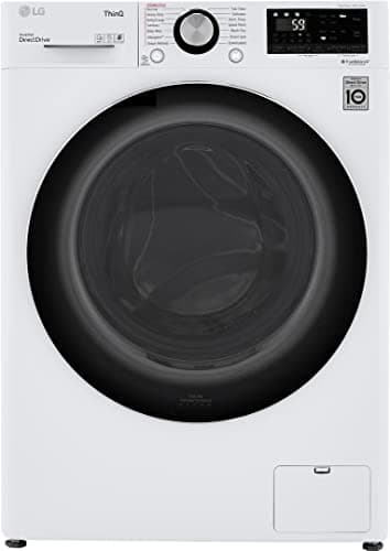 LG WM3555HWA 24 Inch Smart All In One Washer/Dryer with 2.3 cu. ft. Capacity, Wi-Fi Enabled, 14 Wash Cycles, 1400 RPM, Ventless, NeveRust Stainless Steel Drum, TrueBalance