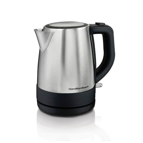 Hamilton Beach 1 Liter Electric Tea Kettle, Cordless Water Boiler, Auto Shut-Off