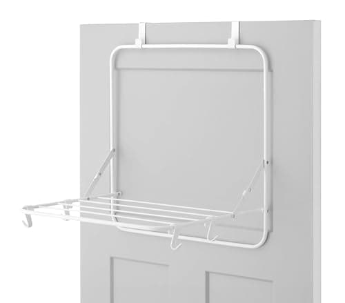 Whitmor Over-The-Door Folding Drying Rack, Rust-Resistant Steel