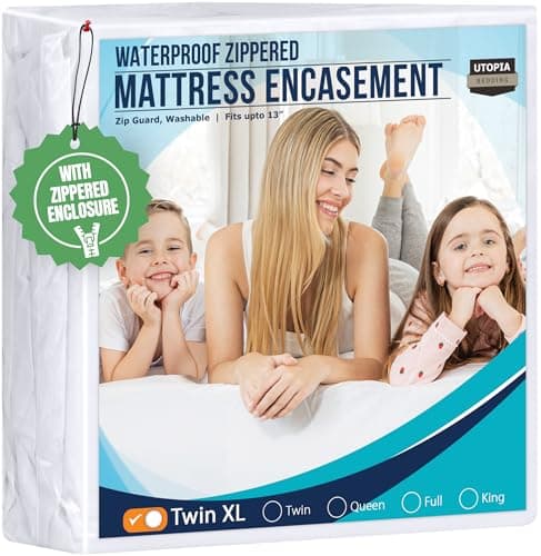 Utopia Bedding Zippered Twin XL Mattress Encasement, 100% Waterproof
