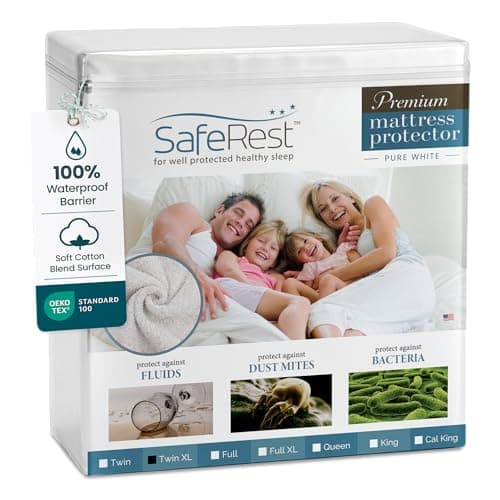 SafeRest Premium Waterproof Twin XL Mattress Protector — Must Buy per expert consensus
