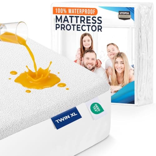 Utopia Bedding 200GSM Terry Waterproof Twin XL Mattress Protector — Good Value per expert consensus