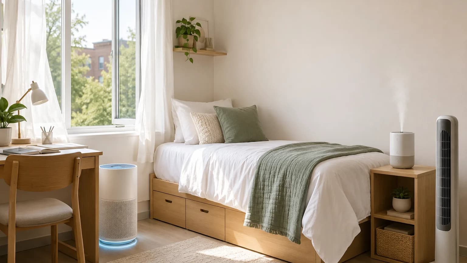 The Complete Quiet Dorm Air-Quality Setup for 2026