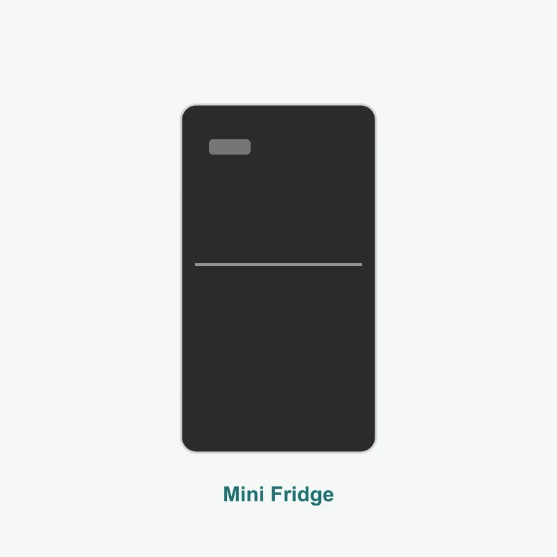 BLACK+DECKER BCRK32B 3.2 Cu. Ft. Single-Door Mini Fridge with Freezer