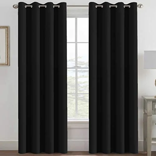 H.VERSAILTEX 100% Blackout Curtains — Recommended per expert consensus