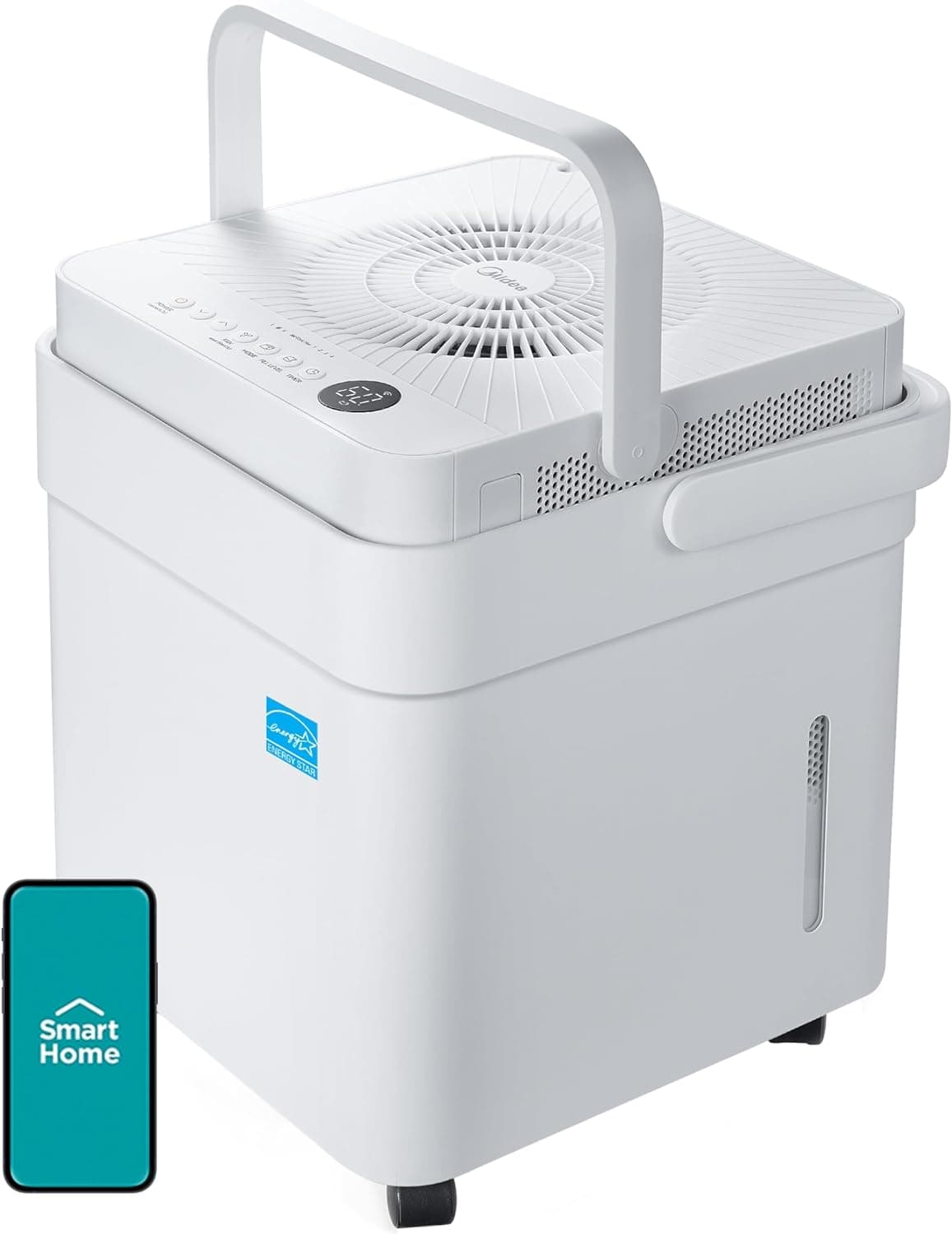 Midea Cube 20 Pint Dehumidifier (MAD20S1QWT), 1,500 Sq. Ft., ENERGY STAR