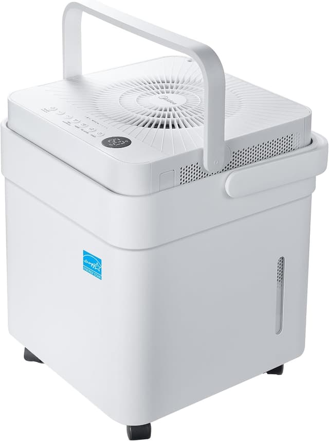 Midea Cube 50 Pint Dehumidifier (MAD50S1QWT-A), 4,500 Sq. Ft., ENERGY STAR