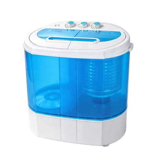 SUPER DEAL 9.9lb Twin Tub Portable Washing Machine