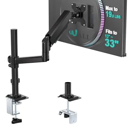 WALI Single Monitor Gas Spring Desk Mount (GSDM001) — Good Value per expert consensus