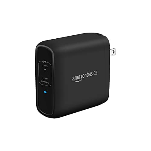 Amazon Basics 68W Two-Port GaN Wall Charger