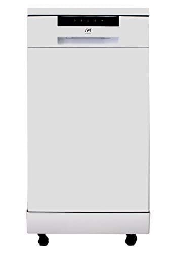 SPT SD-9263WA 18" Portable Dishwasher, Energy Star, 6 Programs, 8 Place Settings, Stainless Steel Tub