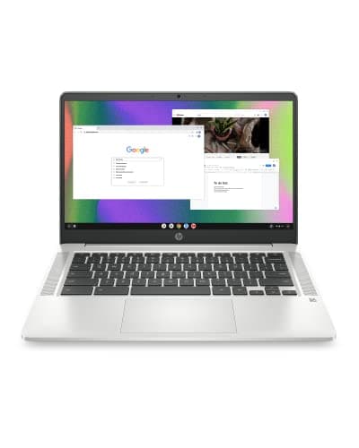 HP Chromebook 14 Laptop (2022), Intel Celeron N4120, 4GB RAM, 64GB eMMC, 14" HD Display