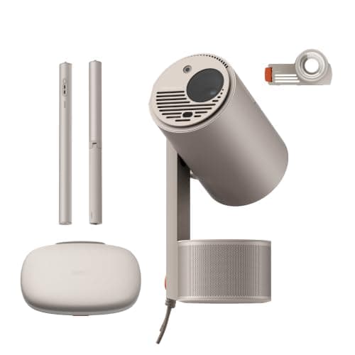 XGIMI MoGo 3 Pro Portable Projector, Native 1080p, Google TV with Licensed Netflix, 2.5hr Battery, Dual Harman Kardon Speakers