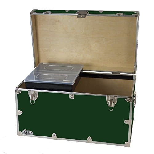 C&N Footlockers XL Graduate Storage Trunk with Tray, Steel
