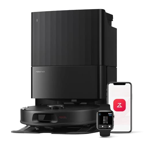 roborock Qrevo Series Robot Vacuum and Mop, Upgraded from Qrevo S, 8000Pa Suction, Anti-Tangle Brushes, Smart Obstacle Avoidance, Auto Mop Washing, All-in-One Dock, Spinning Mop, Black (QV 35A) — Mixed per expert consensus