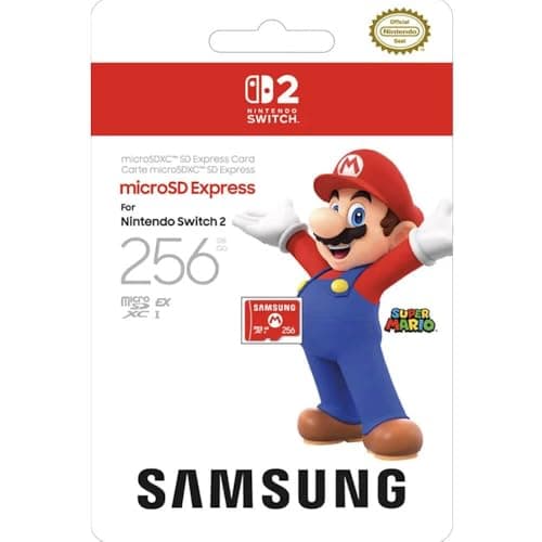 Samsung microSD Express Card 256GB for Nintendo Switch 2 — Good Value per expert consensus