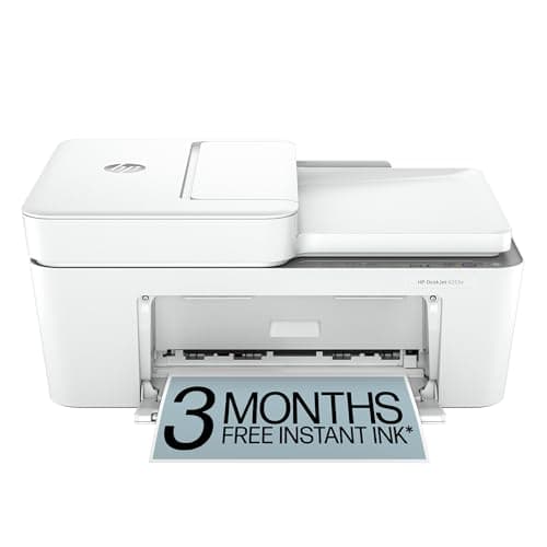 HP DeskJet 4255e Wireless All-in-One Color Inkjet Printer, Scanner, Copier, Best-for-Home, 3 Month Instant Ink Trial Included