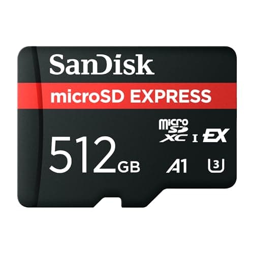 SanDisk 512GB microSD Express Card for Nintendo Switch 2 (SDSQXFN-512G-GN4N)