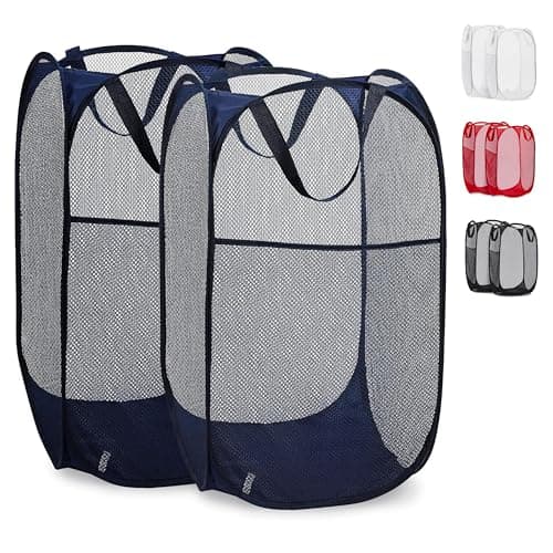 Handy Laundry Collapsible Mesh Pop-Up Laundry Hamper, 2-Pack — Good Value per expert consensus