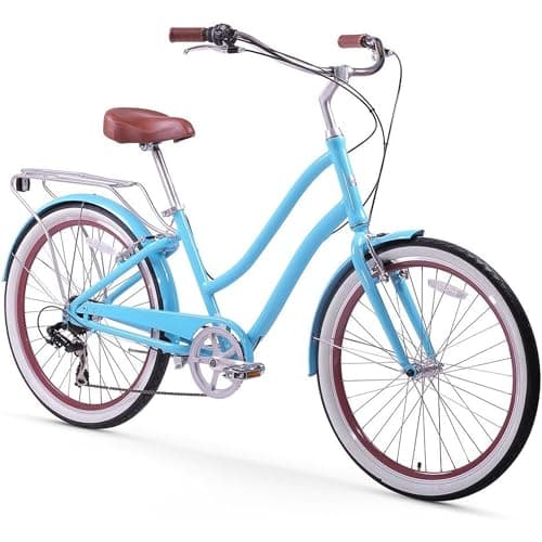sixthreezero EVRYjourney Women's Beach Cruiser Bike, Step-Through Touring Hybrid Bicycle — Recommended per expert consensus