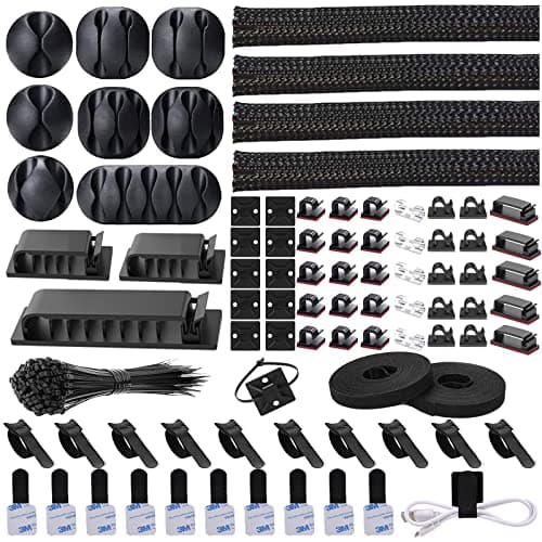 N NOROCME 192-Piece Cable Management Kit