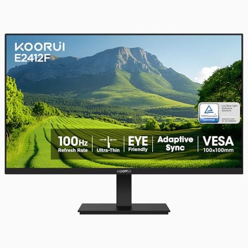 KOORUI E2412F 24" FHD VA 100Hz Monitor — Good Value per expert consensus