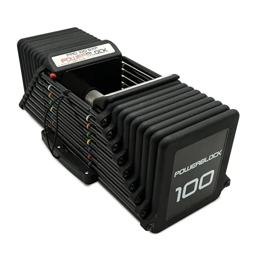 PowerBlock Pro 100 EXP Adjustable Dumbbell (Sold as a Single Unit)
